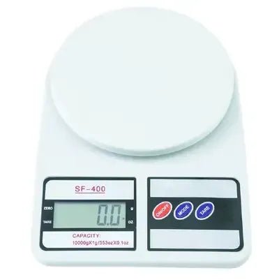 Best Imported Digital Food Kitchen Scale SF - 400 | LCD Display, Grams & Ounces - Mazmart
