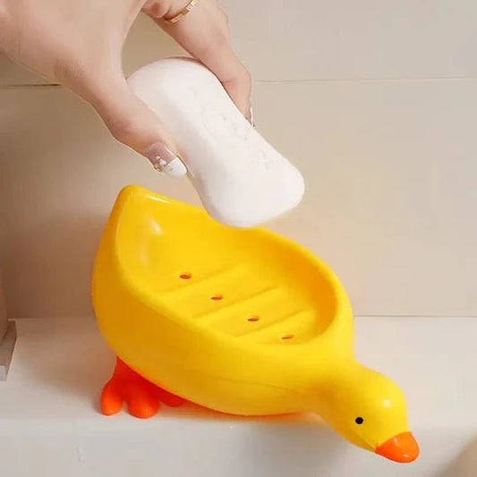 Little Duck Soap Holder | Cute Soap Drying Rack for Kitchen & Bathroom - Mazmart