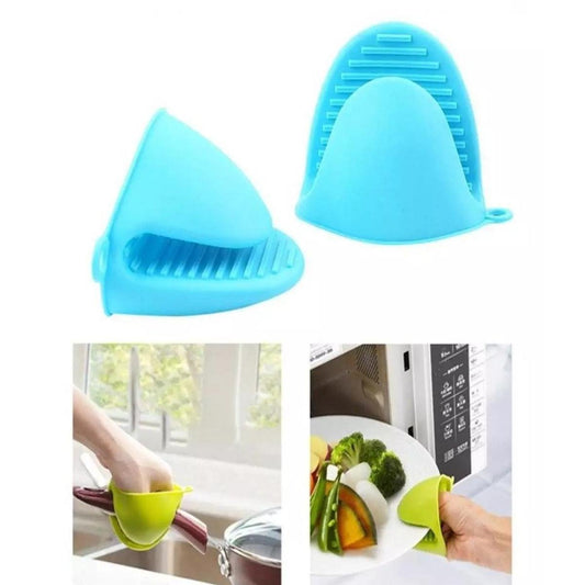 Silicone Heat Resistant Glove Clip | Non - Slip Pot Holder & Oven Mitt - Mazmart.pk
